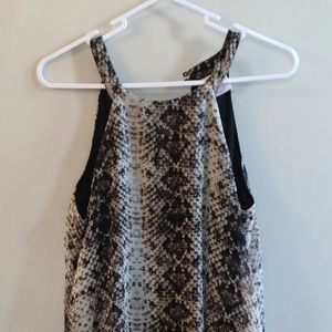 Is snake skin print romper